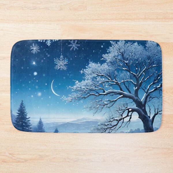 Item preview, Christmas Charm in a Frozen Winter Scene designed and sold by GrizzlyCollective.