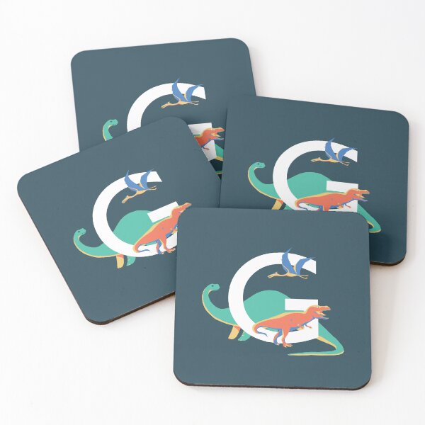 Item preview, Dinosaurs - Personalised G, Monogram, Initial, Name, Letter designed and sold by Nemki.