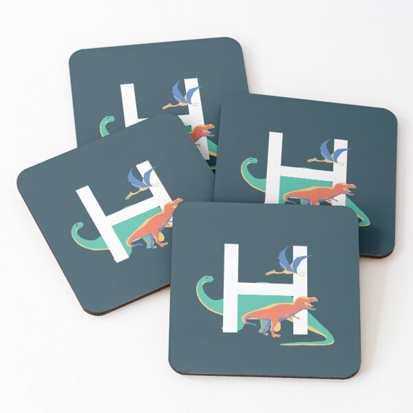 Item preview, Dinosaurs - Personalised H, Monogram, Initial, Name, Letter designed and sold by Nemki.