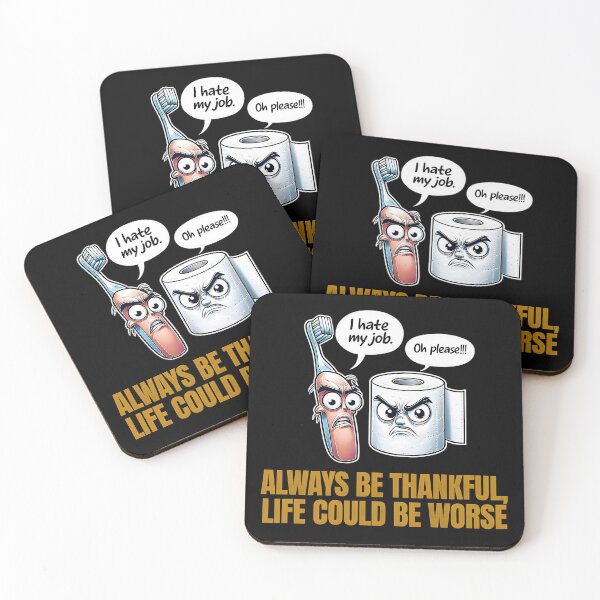 Item preview, Humor peculiar en el baño: sé siempre agradecido designed and sold by SpeakingPrint2.