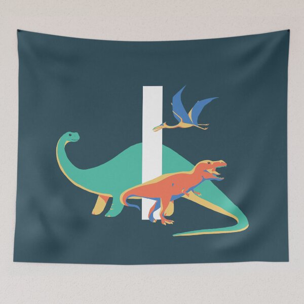 Item preview, Dinosaurs - Personalised I, Monogram, Initial, Name, Letter designed and sold by Nemki.