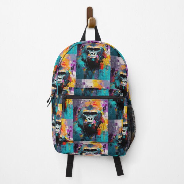 Item preview, Abstract Gorilla – Geometric Wildlife in Vibrant Colors designed and sold by caracatita75.