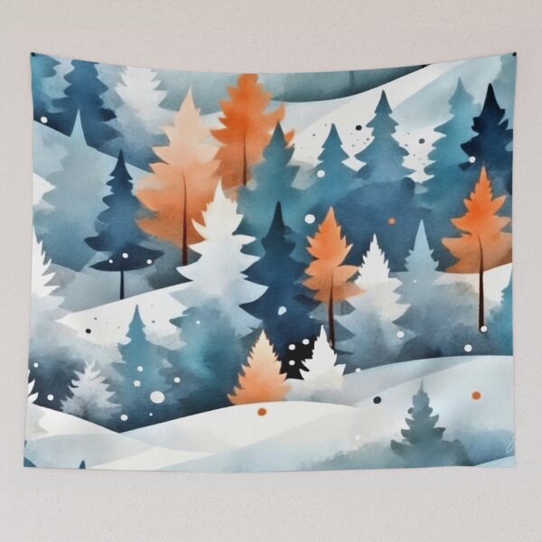 Item preview, Winter in the Forest designed and sold by Garrulus glandarius.