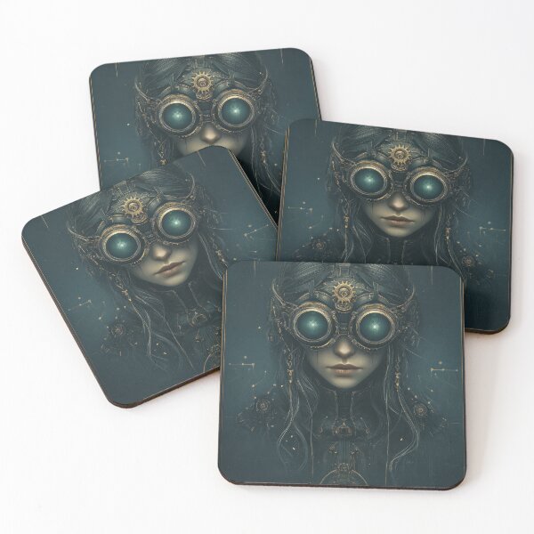 Item preview, Classic Steampunk High Priestess Tarot Art designed and sold by WartonnoArt.