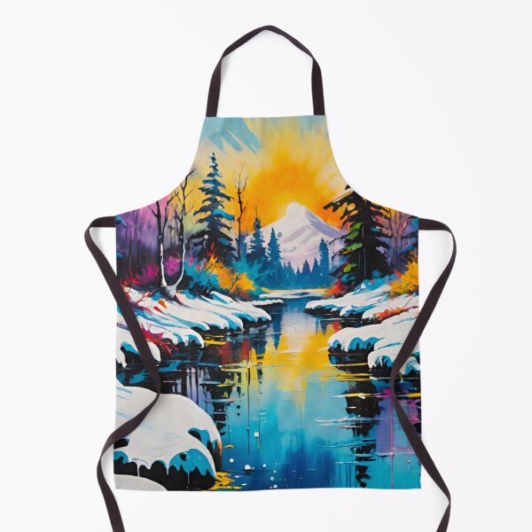 Item preview, Frozen Christmas Adventure Beside the Icy Lake designed and sold by GrizzlyCollective.
