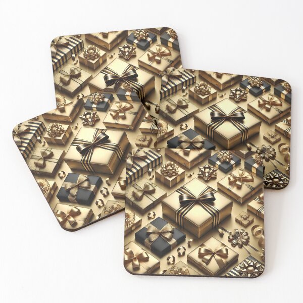 Item preview, Elegant Gold and Black Gift Wrapping Paper for Stylish Celebrations designed and sold by CoolVisionStd.