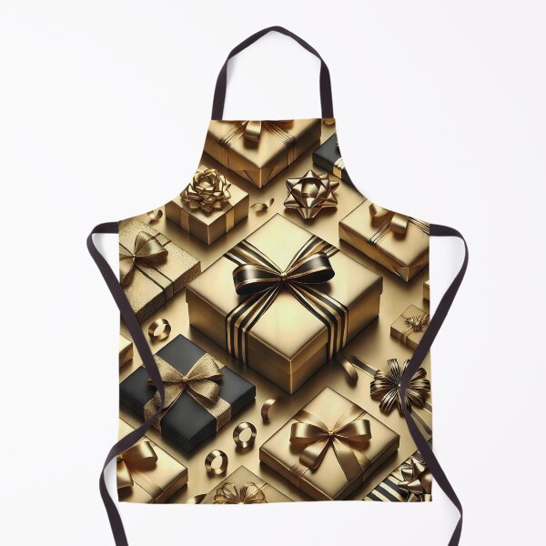 Item preview, Elegant Gold and Black Gift Wrapping Paper for Stylish Celebrations designed and sold by CoolVisionStd.