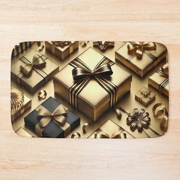 Item preview, Elegant Gold and Black Gift Wrapping Paper for Stylish Celebrations designed and sold by CoolVisionStd.