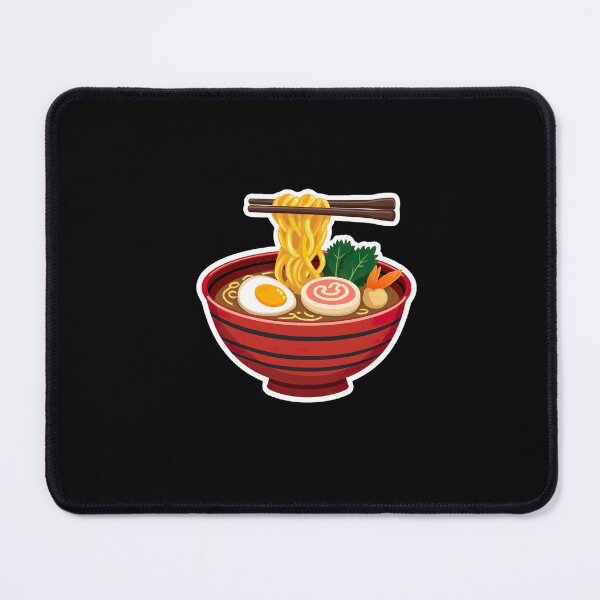 Item preview, Playful Cartoon Ramen Bowl Illustration designed and sold by ArteeInnovation.
