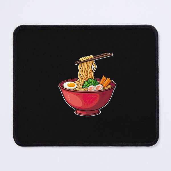 Item preview, Playful Cartoon Ramen Bowl Illustration designed and sold by ArteeInnovation.