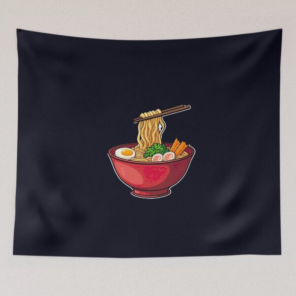Item preview,  Playful Cartoon Ramen Bowl Illustration designed and sold by ArteeInnovation.