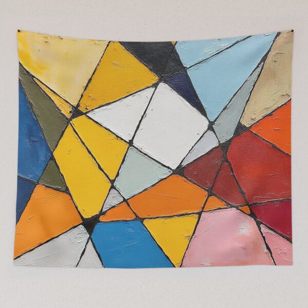 Item preview, Wassily Kandinsky Triangles Composition designed and sold by maniacfitness.