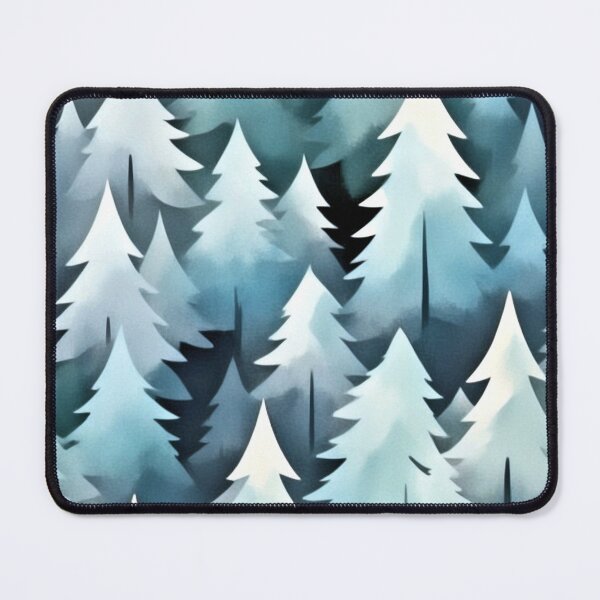 Item preview, wintery pine forest designed and sold by Garrulus glandarius.