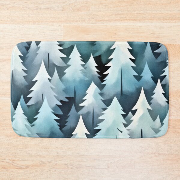 Item preview, wintery pine forest designed and sold by Garrulus glandarius.