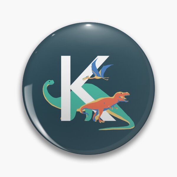 Item preview, Dinosaurs - Personalised K, Monogram, Initial, Name, Letter designed and sold by Nemki.