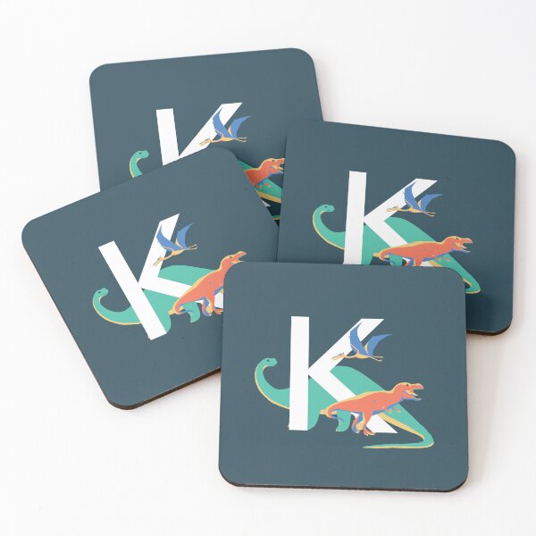Item preview, Dinosaurs - Personalised K, Monogram, Initial, Name, Letter designed and sold by Nemki.
