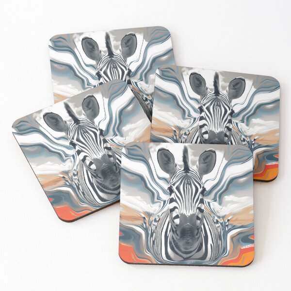 Item preview, Zebra, colourful wallart, poster designed and sold by Pink&Blue  @pink.and.blue_studio.