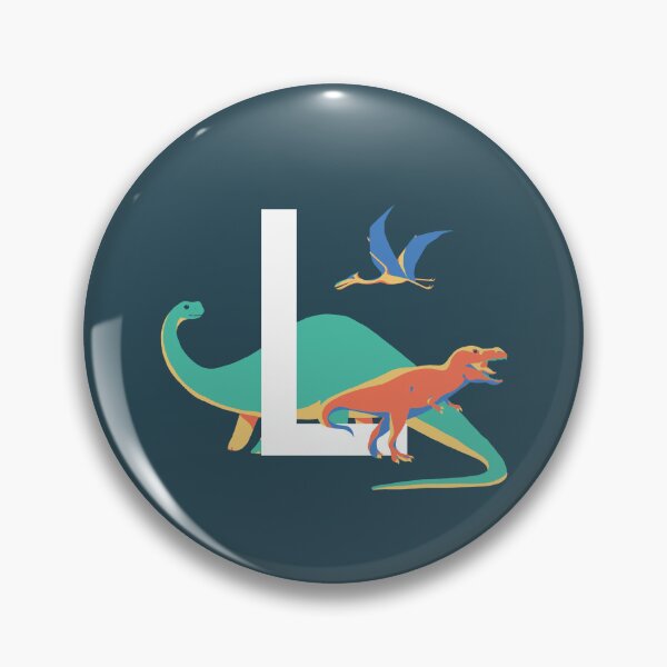 Item preview, Dinosaurs - Personalised L, Monogram, Initial, Name, Letter designed and sold by Nemki.