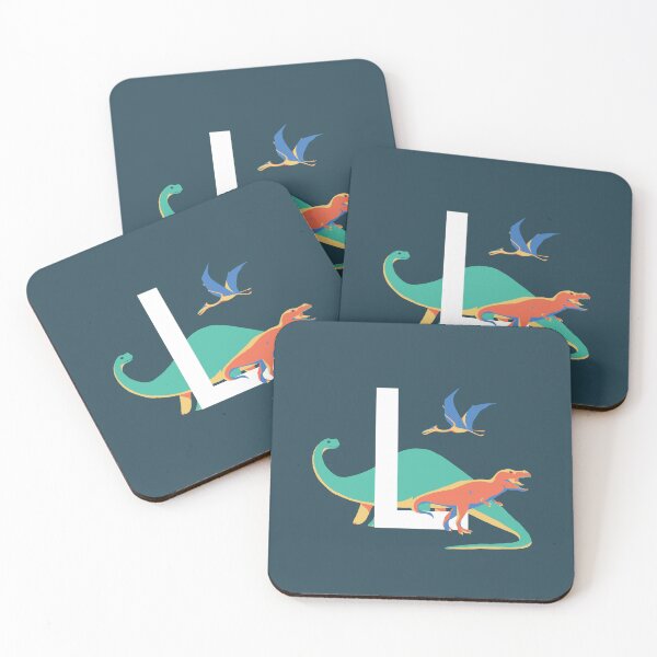 Item preview, Dinosaurs - Personalised L, Monogram, Initial, Name, Letter designed and sold by Nemki.