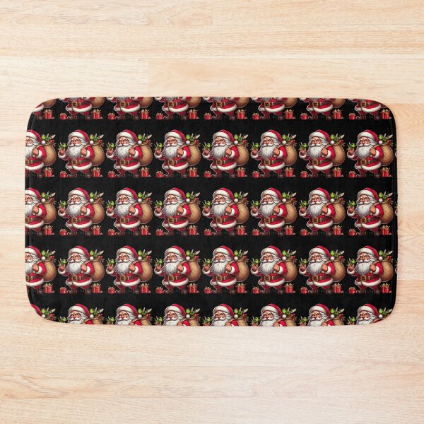 Item preview, American Santa Claus Holding Grasshopper Present Xmas designed and sold by Artistoos.