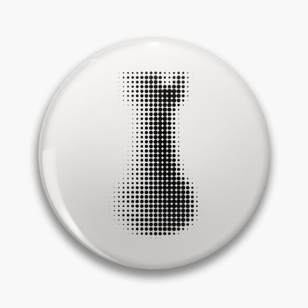 Item preview, Chess Black Rook Halftone Effect designed and sold by trepiu.