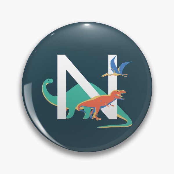 Item preview, Dinosaurs - Personalised N, Monogram, Initial, Name, Letter designed and sold by Nemki.
