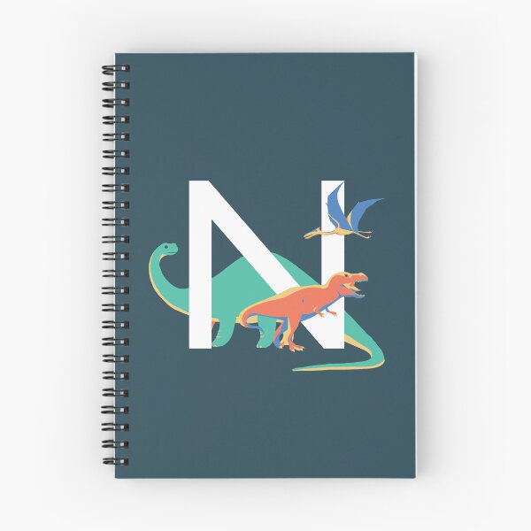 Item preview, Dinosaurs - Personalised N, Monogram, Initial, Name, Letter designed and sold by Nemki.