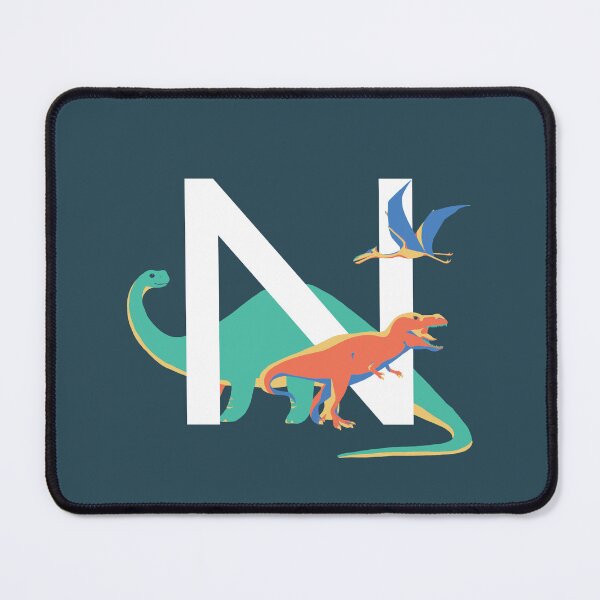 Item preview, Dinosaurs - Personalised N, Monogram, Initial, Name, Letter designed and sold by Nemki.