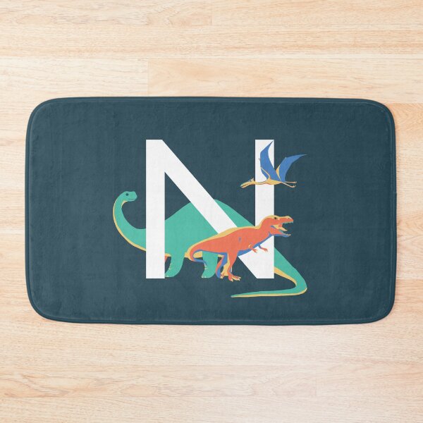 Item preview, Dinosaurs - Personalised N, Monogram, Initial, Name, Letter designed and sold by Nemki.