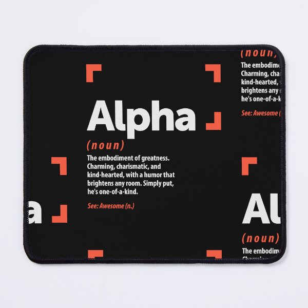 Item preview, Alpha Definition Personalized Name Alpha designed and sold by cidolopez.