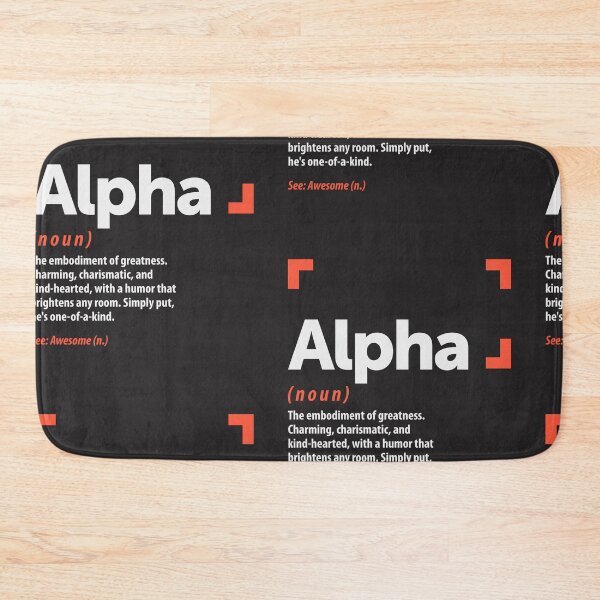 Item preview, Alpha Definition Personalized Name Alpha designed and sold by cidolopez.