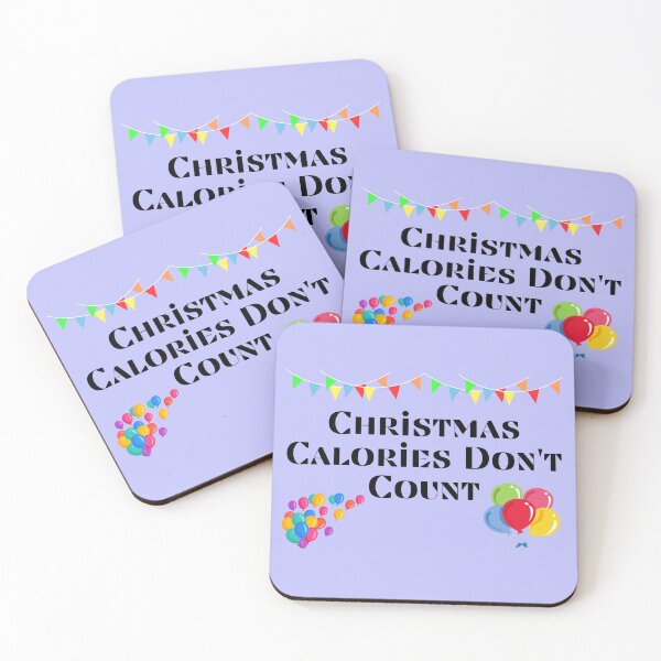 Item preview, Christmas Calories Don't Count [Humor Holiday Slogan] designed and sold by MerryCrown.