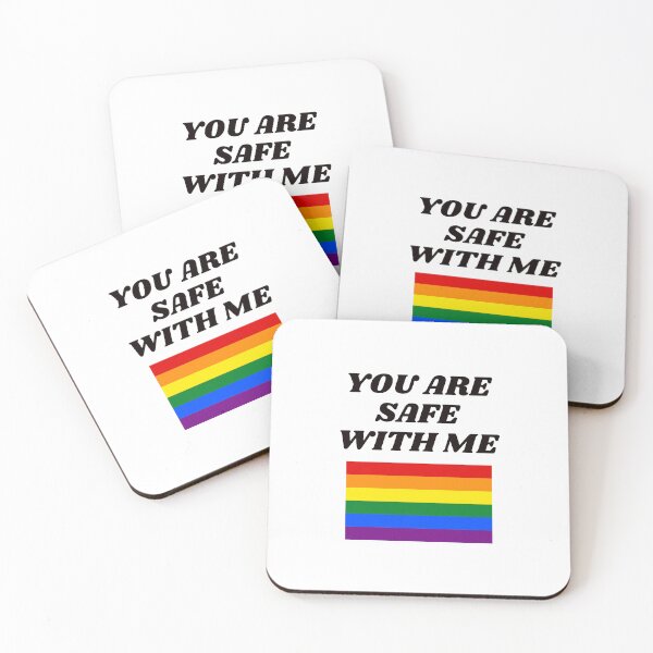 Item preview, LGBT safe space - You Are Safe With Me   designed and sold by Inspirationmotivation.