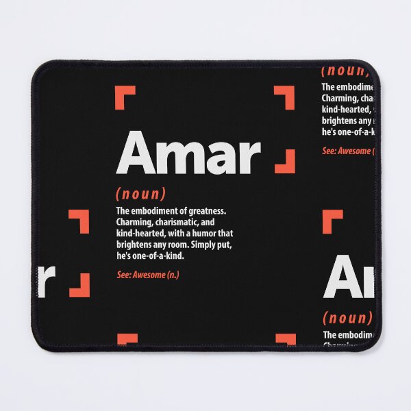 Item preview, Amar Definition Personalized Name Amar designed and sold by cidolopez.