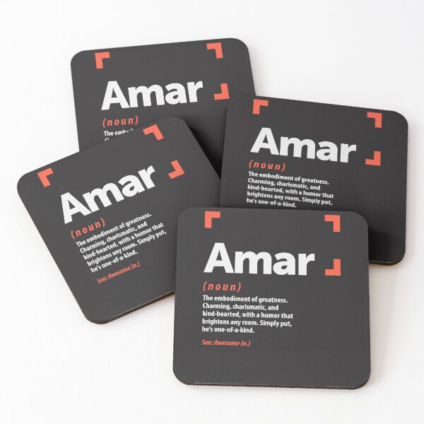 Item preview, Amar Definition Personalized Name Amar designed and sold by cidolopez.