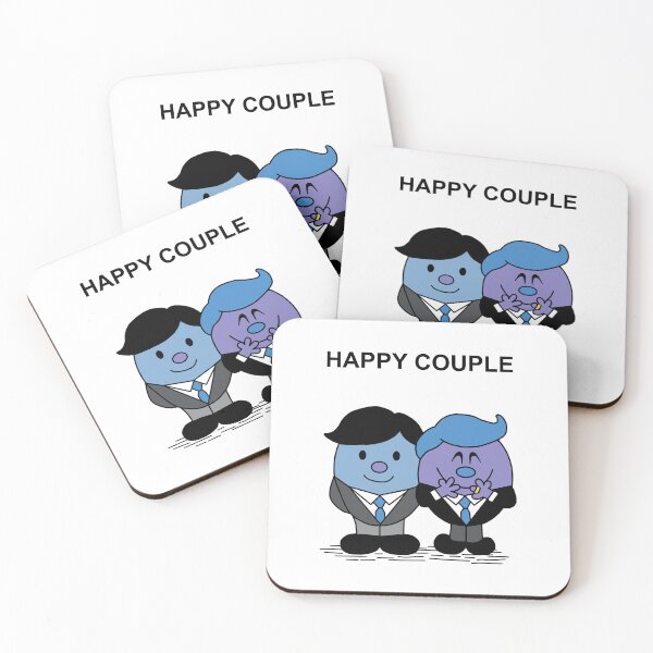 Item preview, Mr and Mr Happy Couple Mr. Men Gay LGBT designed and sold by Scat the cat.