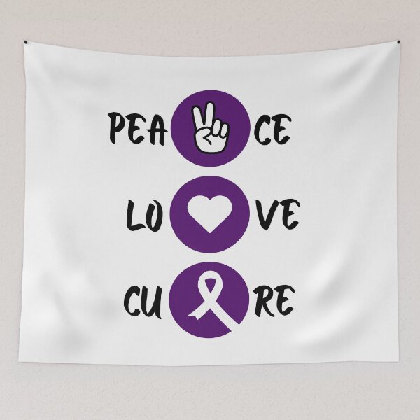 Item preview, Peace Love Cure Shirt, Pancreatic Cancer Shirt | Pancreatic Support designed and sold by SlocifieShop.