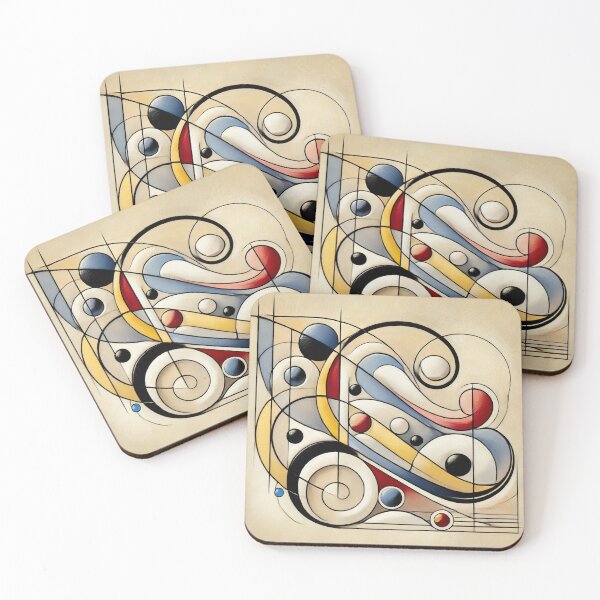 Item preview, Wassily Kandinsky Curves Composition designed and sold by maniacfitness.