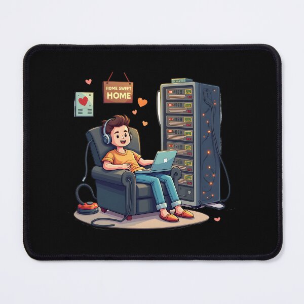 Artikelvorschau, Serverraum, das gemütliche Zuhause eines IT-Spezialisten - 02 entworfen und verkauft von kjp-design.