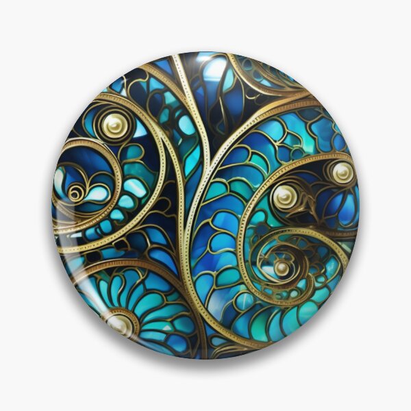 Item preview, New Zealand Māori Paua Pattern Koru Design 113 designed and sold by GrinGalore.