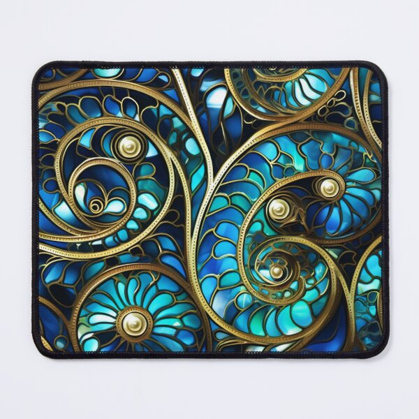 Item preview, New Zealand Māori Paua Pattern Koru Design 113 designed and sold by GrinGalore.