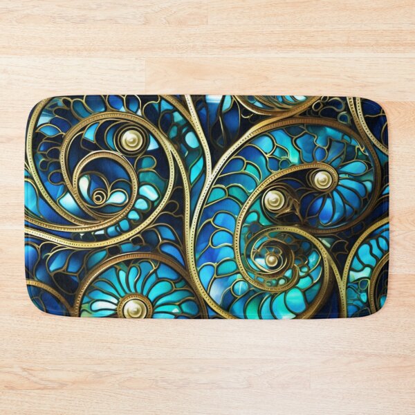 Item preview, New Zealand Māori Paua Pattern Koru Design 113 designed and sold by GrinGalore.