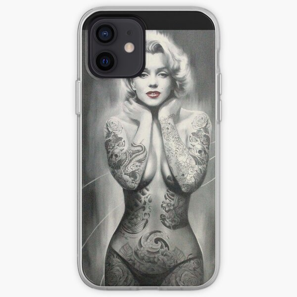 MARILYN MONROE: as The TATTOOED LADY Print iPhone Soft Case