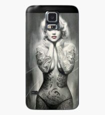 MARILYN MONROE: als TATTOOED LADY Print Hülle & Klebefolie für Samsung Galaxy