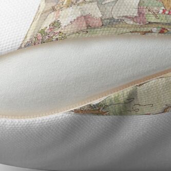 Alternate view of Wilfred's birthday morning Throw Pillow