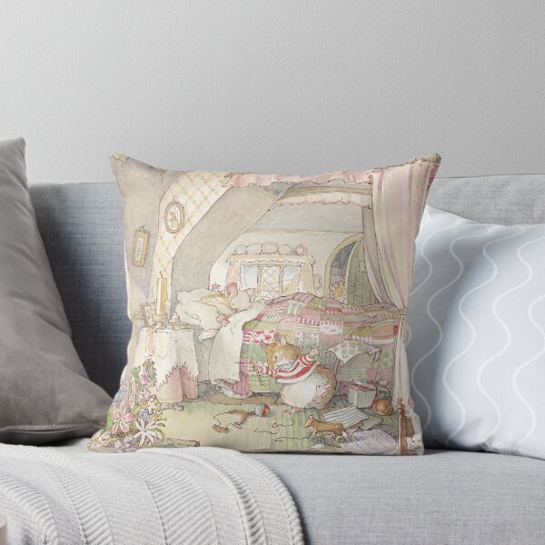 Wilfred's birthday morning Throw Pillow