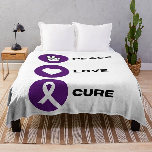 Item preview, Peace Love Cure Sticker, Pancreatic Cancer Sticker | Pancreatic Support designed and sold by SlocifieShop.