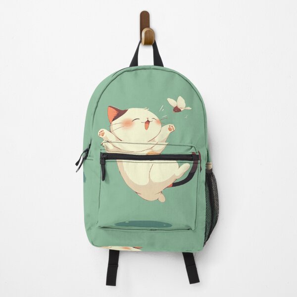 Item preview, Playful Cat and Bird - Minimalist Art Design designed and sold by Windy-market.