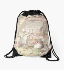 Wilfred's birthday morning Drawstring Bag