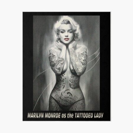 Item preview, MARILYN MONROE: as The TATTOOED LADY Print designed and sold by posterbobs.